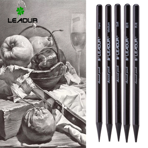 LEADUR Set di Matite per Disegno e Schizzo di Alta Qualità <span class=keywords><strong>4B</strong></span> 6B Matite in Grafite Senza Legno Nere per Ufficio e Scuola - Product Image 1