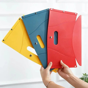 Tabouret pliant portable en plastique léger, chaise d'extérieur, tabouret de camping, tabouret de rangement, chaise pliante - Product Image 6