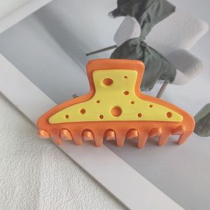 Nuevo queso color a juego ácido acético moda francés alta elegancia updo clip de agarre <span class=keywords><strong>grande</strong></span> mujeres pinza de pelo accesorios para el cabello - Product Image 1