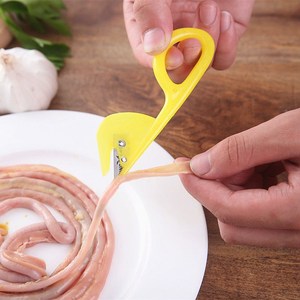 Outil de nettoyage intestinal, couteau en plastique pour les intestins de poulet, canard, oie, outil de préparation de la viande de volaille - Product Image 1