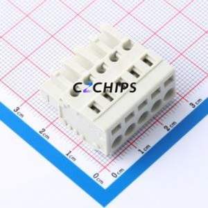 721-105/026-000 Plug-in Terminal Block Connector ( Pitch: 5mm )( Color: Gray )( Total PIN Count: 5P )( Number of Rows: 1 ) - Product Image 1