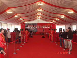 Tente extérieure de luxe pour fêtes et mariages, entrepôt de salons commerciaux bon marché, <span class=keywords><strong>barnum</strong></span> à vendre, 15x30m, pour 300 500 1000 personnes - Product Image 2