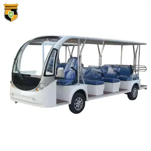 Mini autobús eléctrico de 14 plazas, Lanzadera de lujo, suministro de fábrica