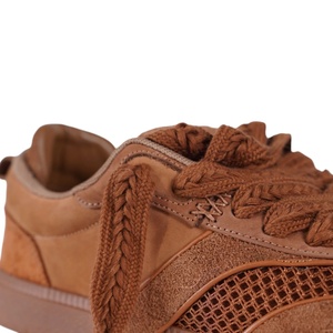 Sneakers décontractées rétro pour hommes personnalisées, respirantes, en mesh et daim, couleur et matériaux personnalisables, chaussures de sport pour la marche, sneakers personnalisées - Product Image 2