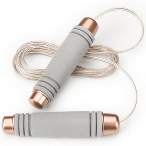 เชือกกระโดดปรับความเร็วได้ รา<span class=keywords><strong>คา</strong></span>โรงงาน พร้อมลูกปืน สายเหล็ก สำหรับออกกำลังกายที่บ้าน - Product Image 2