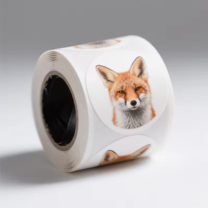 Etiqueta Adhesiva con Logotipo en Relieve, Impresión de Logotipo Personalizado, Etiqueta Mate de Sellado Personalizada, Etiqueta Adhesiva con Logotipo de Marca - Product Image 2