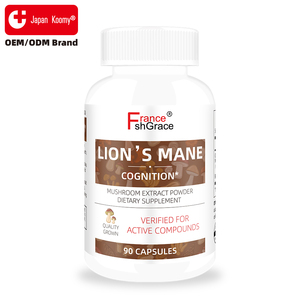 Complément alimentaire en gros de champignons Crinière de lion pour femmes et hommes, soutient la santé cérébrale, 90 capsules de Crinière de lion - Product Image 1
