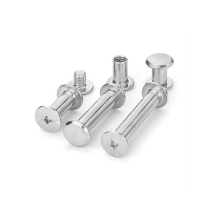 Rivets en acier inoxydable, écrous, vis de verrouillage, vis à tête plate femelle, nickelées, pour usage industriel - Product Image 2