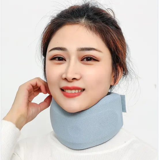 Pescoço Brace Colar Cervical Neck Pain Relief Pescoço Suporte Brace para Dormir Espuma Macia Envoltórios Manter Vertebrae Estável e Alinhado