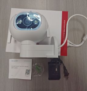 Caméra de sécurité WiFi à double objectif avec vision nocturne infrarouge, connexion sans fil, audio bidirectionnel, étanche IP66, stockage sur le cloud CMOS - Product Image 4