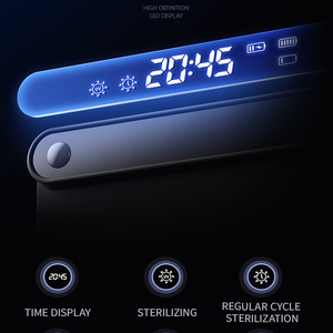 Miglior <span class=keywords><strong>sterilizzatore</strong></span> a spazzola <span class=keywords><strong>portatile</strong></span> UVC multifunzione porta spazzolino da denti disinfettante a parete <span class=keywords><strong>sterilizzatore</strong></span> <span class=keywords><strong>UV</strong></span> spazzolino da denti - Product Image 2