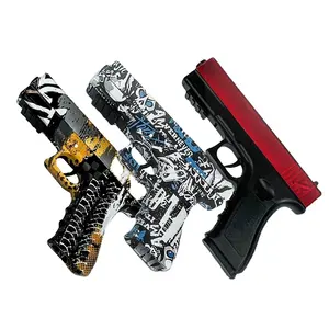 Electric Gun Water Pistol 2023 Soft Splatter Shotgun Gel Ball Blaster Graffiti Gun with Water Bullets Shooting Toy