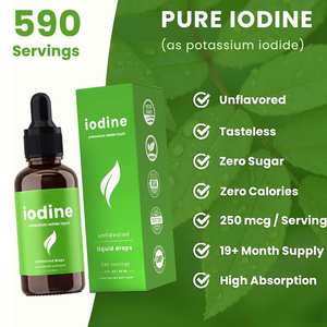 Oem dukungan tetes yodium kalium iodida cairan tidak berasa fokus energi meningkatkan tetesan kesehatan suplemen - Product Image 2