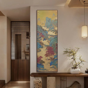 <span class=keywords><strong>Peinture</strong></span> murale suspendue de style chinois moderne Fengxi Fishing, paysage, salon, salle à manger, <span class=keywords><strong>chambre</strong></span> à coucher, salon de thé, décoration minimaliste moderne, art - Product Image 3