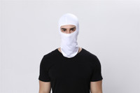 Baclava Homme de Haute Qualité Respirante Couleur Unie pour Casque Moto, Masque de Ski Noir Personnalisable avec Impression de Logo