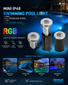 Lampada LED Subacquea Personalizzabile <span class=keywords><strong>per</strong></span> <span class=keywords><strong>Piscina</strong></span>, Impermeabile IP68, Cambio Colore, Lampada da Incasso <span class=keywords><strong>per</strong></span> Laghetto - Product Image 6