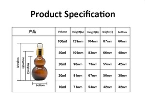 Nouvel arrivage <span class=keywords><strong>2022</strong></span> — bouteille compte-gouttes en verre, bouteilles d'huile essentielle, 5ml 10ml 20ml 30ml 50ml 100ml 120ml, nouvel arrivage - Product Image 2