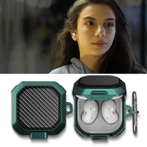 Patrón de fibra de carbono Botón conmutable Bloqueo Duro PC Funda para auriculares para <span class=keywords><strong>Samsung</strong></span> <span class=keywords><strong>Galaxy</strong></span> <span class=keywords><strong>Buds</strong></span> Live <span class=keywords><strong>Buds</strong></span> pro <span class=keywords><strong>Buds</strong></span> <span class=keywords><strong>2</strong></span> Pro - Product Image 3