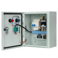 Boîtier de distribution MCB 220V 2.2KW pour panneau de commande de pompe à moteur, avec disjoncteur différentiel (RCBO) et contacteur AC, pour extérieur