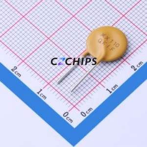 RXEF110 Resettable Fuse Through hole Component (THT) Fuse 72V 40A 1.1A 2.2A - Product Image 1