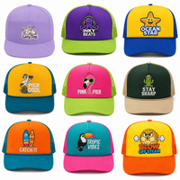 Casquette Trucker Snapback 5 Panneaux à Visière Légèrement Courbée Personnalisée avec Logo Brodé 3D – Chapeau de Baseball Hip Hop Streetwear Sport Vente en Gros