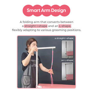 โต๊ะกรูมมิ่งสัตว์เลี้ยงสำหรับสุนัข [HEDYS GROOMING] แบบพับได้ พกพาสะดวก แข็งแรง ทนทาน ผลิตจากเหล็กและไม้อัด คุณภาพพรีเมียม - Product Image 6