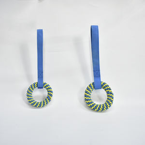 Köpek kolu çiğnemek geçirmez agresif checheiçin % örgülü halat pamuk çevre dostu dayanıklı oyuncak interaktif Tug römorkör savaş - Product Image 2