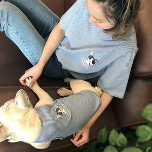 Seven&amp;<strong>heaven</strong> Classic Summer Striped Eco-friendly Short Sleeve Cotton Vest Small <strong>Dogs</strong> New Year's Teddy <strong>Dog</strong> Pet Clothing Hand Wash - Product Image 6