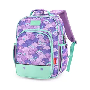 Новинка, фиолетовая школьная сумка для малышей, Детский рюкзак для детей, роскошный школьный рюкзак