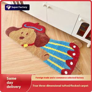 Drop Shipping <span class=keywords><strong>Tapis</strong></span> en mousse de polyester tissé au design moderne personnalisé Tufté antidérapant Imperméable Lavable Chambre à coucher Salon Machine - Product Image 6