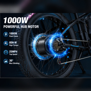 Bicicleta Eléctrica EBYCCO EB7PRO de 26 Pulgadas con Llantas Gruesas, Motor Dual de 6000W, Todoterreno, <span class=keywords><strong>para</strong></span> Montaña, <span class=keywords><strong>para</strong></span> Adultos - Product Image 2