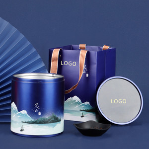 Nuevo listado, suministro chino, tarro de hierro personalizado, caja de embalaje de alimentos de regalo para té con asa - Product Image 5