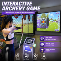 Simulateur de tir à l'arc en réalité augmentée de haute qualité pour l'intérieur, 5500 lumens, équipement d'arcade interactif à projection