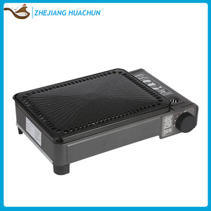 Griglia <span class=keywords><strong>BBQ</strong></span> Portatile da Esterno Antivento, Fornello <span class=keywords><strong>a</strong></span> <span class=keywords><strong>Gas</strong></span> Propano/Butano per Campeggio e Picnic <span class=keywords><strong>con</strong></span> <span class=keywords><strong>Piastra</strong></span> per Barbecue - Product Image 2