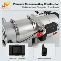 Calentador de Estacionamiento de Agua de Bajo Ruido OkyRie WH-15A 15KW con Arranque Remoto GSM 4G y Precalentamiento de Motor para Camiones en Clima Frío