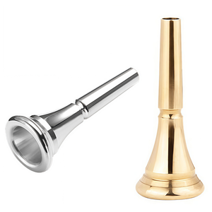 Bocchino per Tromba in Ottone Placcato Argento, Accessorio Professionale per Strumenti, Ordine all'Ingrosso Personalizzato per Musicisti <span class=keywords><strong>e</strong></span> Band - Product Image 2