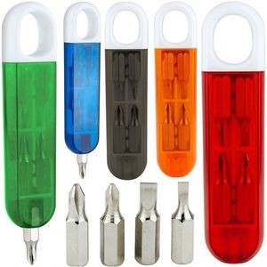 Juego de Destornilladores Miniatura Promocionales, Llavero con Herramientas de Bolsillo, Micro Herramientas con Marca Personalizada Impresa, Kits de Herramientas en Cápsula - Product Image 1