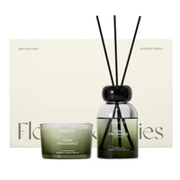 Diffuseur de parfum d'ambiance AIKUN 120 ml, diffuseur de roseaux à diffusion d'huiles essentielles personnalisées, longue durée, élégant, atmosphère élégante