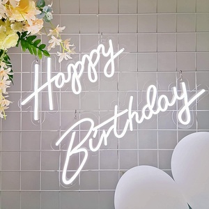 Hot Sale Neon Alphabet Custom <strong>Font</strong> Happy Birthday Sign Letters Neon Sign for Party - Product Image 3