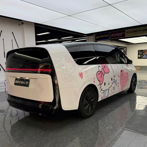 ฟิล์มเปลี่ยนสีลายการ์ตูนเฮลโลคิตตี้ KMS สำหรับหุ้มรถยนต์ทั้งคัน สามารถปรับแต่งแบบดีไซน์ได้ตามภาพที่ให้มา - Product Image 3