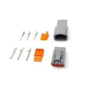 Conector DTM de 3 pines para motocicleta, Conector de 3 polos, impermeable, para coche y motocicleta - Product Image 1
