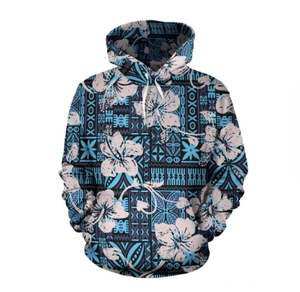 Moda personalizada Fiji sudaderas con capucha Kanaloa Tatau Gen FJ impresión completa sudadera Unisex manga larga sublimación pulóver Sudadera con capucha al por mayor - Product Image 4