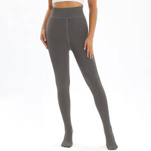 शरद ऋतु सर्दियों 300g लोकप्रिय थर्मल टाइट्स क्रॉस-सीमा पार अतिरिक्त-बड़े आकार के ऊन-पंक्तिबद्ध मोती मखमल आकस्मिक कमर - Product Image 2