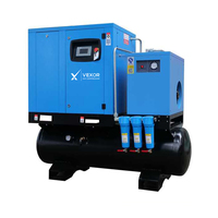 Compresseur d'air à vis portable de haute qualité en Chine, 7,5 kW/10 CV, moteur VSD, usage industriel