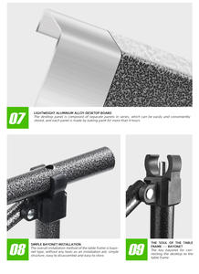 APT008 Portable <span class=keywords><strong>camping</strong></span> en plein air réglable en aluminium plage Pique-Nique <span class=keywords><strong>pliante</strong></span> <span class=keywords><strong>Table</strong></span> personnalisé en gros - Product Image 4