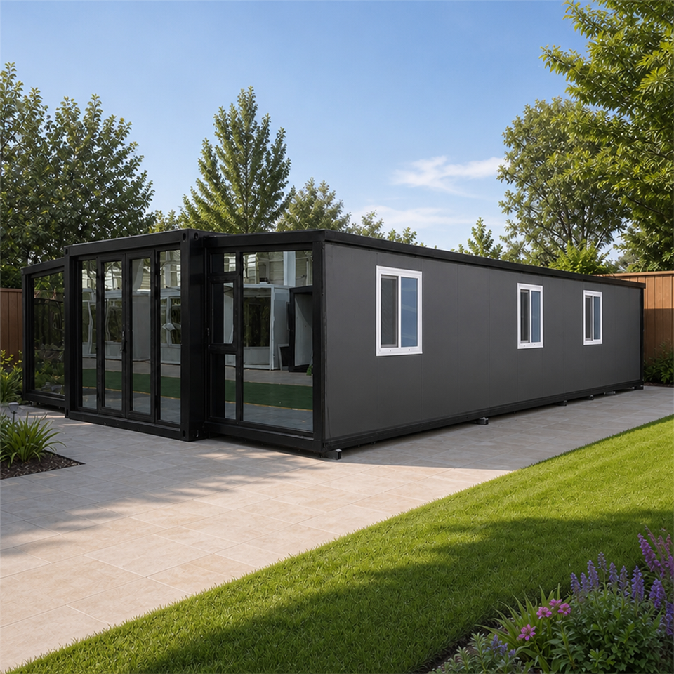 Container Box Housing 20ft 40ft Luxury Expandable Steel Container House with 3 Bedrooms Fast ...