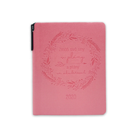 Agenda personnalisé en cuir A5 A6 2026 avec journal, carnet de voyage