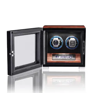 MINEESI Luxury Wooden Watch Winder 2 4 6 9 12 Watches Storage Box Mechanical Watch Automatic Chainer Home Storage Box