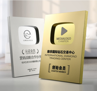 Trophée personnalisé, médaille, plaque – Le cadeau le plus cool avec bouton de lecture – Plaque argentée et dorée – Récompenses YouTube – Vente en gros