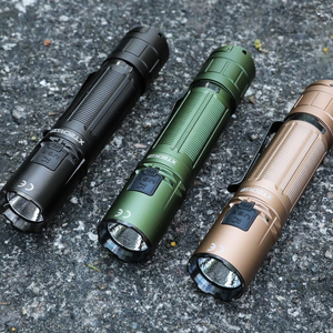 Lumen cao đèn pin chiến thuật ngoài trời dẫn đèn Pin tầm xa ngọn đuốc ánh sáng mạnh mẽ quốc phòng đèn pin cho ngoài trời selfdefense - Product Image 2